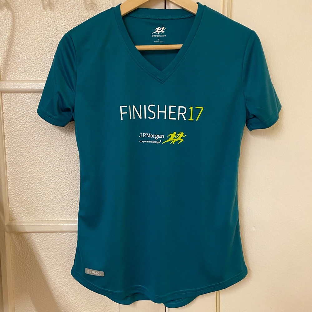 3 JP Morgan Corporate Challenge Finisher T-Shirts